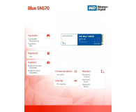 Sandisk 1TB M.2 PCIe NVMe Blue SN570 - 696403 - zdjęcie 3